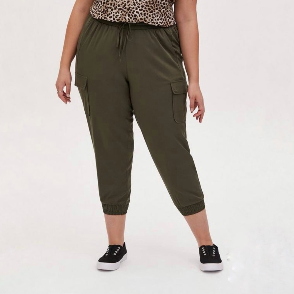 Torrid Relaxed Fit‎ Jogger - Challis Olive Green